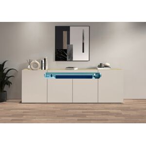 Deladeco Buffet/bahut moderne 200 cm chêne/cachemire Regina Chêne/cachemire - Publicité Deladeco Buffet/bahut moderne 200 cm chêne/cachemire Regina Chêne/cachemire - Publicité