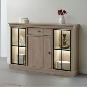 Vivabita Buffet/bahut contemporain 144 cm coloris orme naturel Vaucluse Orme naturel - Publicité Vivabita Buffet/bahut contemporain 144 cm coloris orme naturel Vaucluse Orme naturel - Publicité
