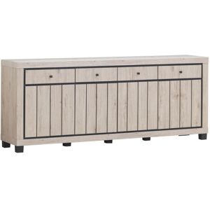 Deladeco Buffet/bahut contemporain chêne clair Dorine Chêne clair - Publicité Deladeco Buffet/bahut contemporain chêne clair Dorine Chêne clair - Publicité