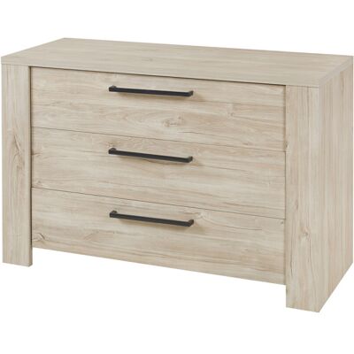 Deladeco Commode adulte contemporaine chêne clair Venisio Chêne clair - Publicité Deladeco Commode adulte contemporaine chêne clair Venisio Chêne clair - Publicité