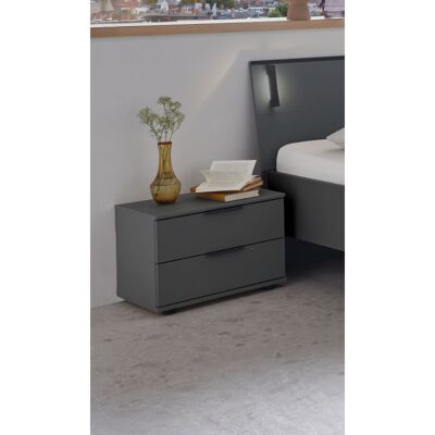 Deladeco Chevets modernes graphite Matilda (lot de 2) Graphite - Publicité Deladeco Chevets modernes graphite Matilda (lot de 2) Graphite - Publicité