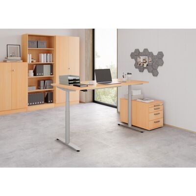 Optizen Etagère de bureau H 200 cm Londonien Blanc, gris, érable, hêtre ou noyer - Publicité Optizen Etagère de bureau H 200 cm Londonien Blanc, gris, érable, hêtre ou noyer - Publicité