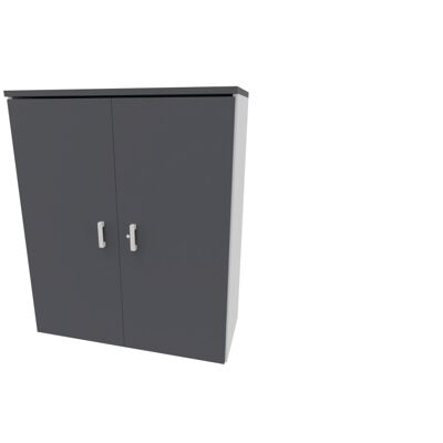 Leaderburo Armoire de bureau portes battantes H 120 cm Opaline Graphite, argent, blanc, gris, hêtre, chêne moyen, acacia clair, acacia foncé, chêne veiné ou chêne grisé - Publicité Leaderburo Armoire de bureau portes battantes H 120 cm Opaline Graphite, argent, blanc, gris, hêtre, chêne moyen, acacia clair, acacia foncé, chêne veiné ou chêne grisé - Publicité