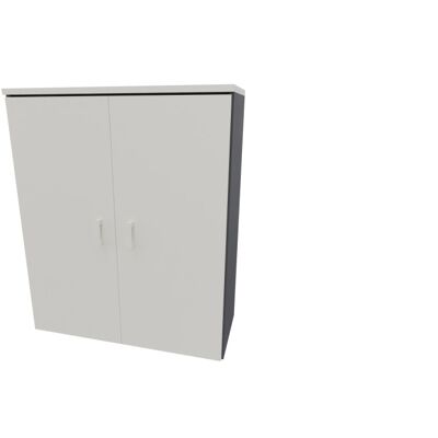 Leaderburo Armoire de bureau portes battantes H 120 cm Opaline Graphite, argent, blanc, gris, hêtre, chêne moyen, acacia clair, acacia foncé, chêne veiné ou chêne grisé - Publicité Leaderburo Armoire de bureau portes battantes H 120 cm Opaline Graphite, argent, blanc, gris, hêtre, chêne moyen, acacia clair, acacia foncé, chêne veiné ou chêne grisé - Publicité
