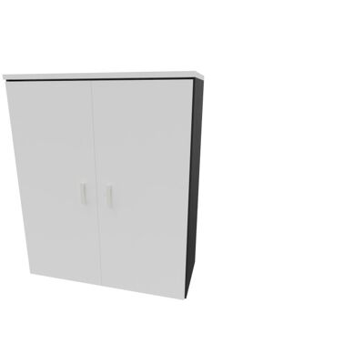 Leaderburo Armoire de bureau portes battantes H 120 cm Opaline Graphite, argent, blanc, gris, hêtre, chêne moyen, acacia clair, acacia foncé, chêne veiné ou chêne grisé - Publicité Leaderburo Armoire de bureau portes battantes H 120 cm Opaline Graphite, argent, blanc, gris, hêtre, chêne moyen, acacia clair, acacia foncé, chêne veiné ou chêne grisé - Publicité
