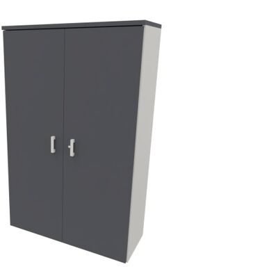 Leaderburo Armoire de bureau portes battantes H 158 cm Opaline Graphite, argent, blanc, gris, hêtre, chêne moyen, acacia clair, acacia foncé, chêne veiné ou chêne grisé - Publicité Leaderburo Armoire de bureau portes battantes H 158 cm Opaline Graphite, argent, blanc, gris, hêtre, chêne moyen, acacia clair, acacia foncé, chêne veiné ou chêne grisé - Publicité
