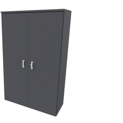 Leaderburo Armoire de bureau portes battantes H 158 cm Opaline Graphite, argent, blanc, gris, hêtre, chêne moyen, acacia clair, acacia foncé, chêne veiné ou chêne grisé - Publicité Leaderburo Armoire de bureau portes battantes H 158 cm Opaline Graphite, argent, blanc, gris, hêtre, chêne moyen, acacia clair, acacia foncé, chêne veiné ou chêne grisé - Publicité