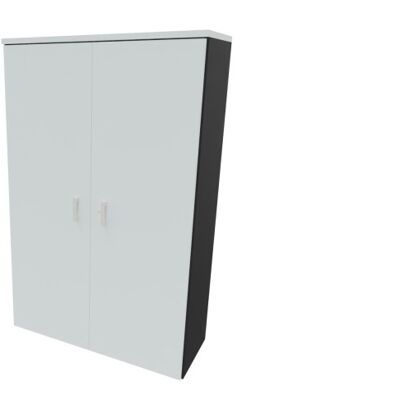 Leaderburo Armoire de bureau portes battantes H 158 cm Opaline Graphite, argent, blanc, gris, hêtre, chêne moyen, acacia clair, acacia foncé, chêne veiné ou chêne grisé - Publicité Leaderburo Armoire de bureau portes battantes H 158 cm Opaline Graphite, argent, blanc, gris, hêtre, chêne moyen, acacia clair, acacia foncé, chêne veiné ou chêne grisé - Publicité