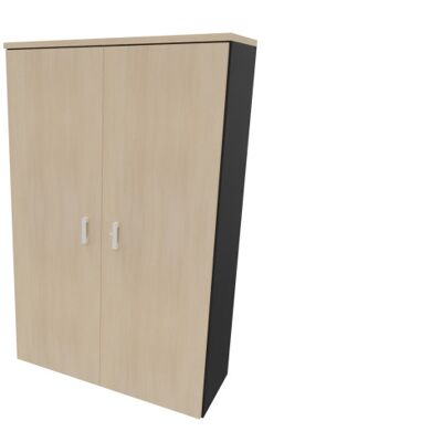 Leaderburo Armoire de bureau portes battantes H 158 cm Opaline Graphite, argent, blanc, gris, hêtre, chêne moyen, acacia clair, acacia foncé, chêne veiné ou chêne grisé - Publicité Leaderburo Armoire de bureau portes battantes H 158 cm Opaline Graphite, argent, blanc, gris, hêtre, chêne moyen, acacia clair, acacia foncé, chêne veiné ou chêne grisé - Publicité