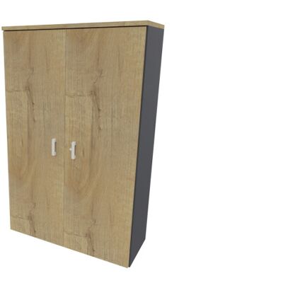 Leaderburo Armoire de bureau portes battantes H 196 cm Opaline Graphite, argent, blanc, gris, hêtre, chêne moyen, acacia clair, acacia foncé, chêne veiné ou chêne grisé - Publicité Leaderburo Armoire de bureau portes battantes H 196 cm Opaline Graphite, argent, blanc, gris, hêtre, chêne moyen, acacia clair, acacia foncé, chêne veiné ou chêne grisé - Publicité