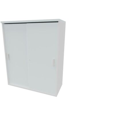 Leaderburo Armoire de bureau portes coulissantes H 120 cm Opaline Graphite, argent, blanc, gris, hêtre, chêne moyen, acacia clair, acacia foncé, chêne veiné ou chêne grisé - Publicité Leaderburo Armoire de bureau portes coulissantes H 120 cm Opaline Graphite, argent, blanc, gris, hêtre, chêne moyen, acacia clair, acacia foncé, chêne veiné ou chêne grisé - Publicité