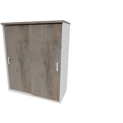 Leaderburo Armoire de bureau portes coulissantes H 120 cm Opaline Graphite, argent, blanc, gris, hêtre, chêne moyen, acacia clair, acacia foncé, chêne veiné ou chêne grisé - Publicité Leaderburo Armoire de bureau portes coulissantes H 120 cm Opaline Graphite, argent, blanc, gris, hêtre, chêne moyen, acacia clair, acacia foncé, chêne veiné ou chêne grisé - Publicité