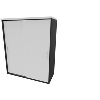 Leaderburo Armoire de bureau portes coulissantes H 120 cm Opaline Graphite, argent, blanc, gris, hêtre, chêne moyen, acacia clair, acacia foncé, chêne veiné ou chêne grisé - Publicité Leaderburo Armoire de bureau portes coulissantes H 120 cm Opaline Graphite, argent, blanc, gris, hêtre, chêne moyen, acacia clair, acacia foncé, chêne veiné ou chêne grisé - Publicité