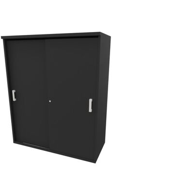 Leaderburo Armoire de bureau portes coulissantes H 120 cm Opaline Graphite, argent, blanc, gris, hêtre, chêne moyen, acacia clair, acacia foncé, chêne veiné ou chêne grisé - Publicité Leaderburo Armoire de bureau portes coulissantes H 120 cm Opaline Graphite, argent, blanc, gris, hêtre, chêne moyen, acacia clair, acacia foncé, chêne veiné ou chêne grisé - Publicité