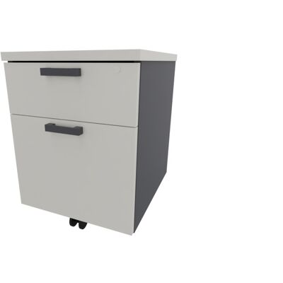 Leaderburo Caisson de bureau mobile 2 tiroirs Opaline Graphite, argent, blanc, gris, hêtre, chêne moyen, acacia clair, acacia foncé, chêne veiné ou chêne grisé - Publicité Leaderburo Caisson de bureau mobile 2 tiroirs Opaline Graphite, argent, blanc, gris, hêtre, chêne moyen, acacia clair, acacia foncé, chêne veiné ou chêne grisé - Publicité