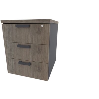 Leaderburo Caisson de bureau mobile 3 tiroirs Opaline Graphite, argent, blanc, gris, hêtre, chêne moyen, acacia clair, acacia foncé, chêne veiné ou chêne grisé - Publicité Leaderburo Caisson de bureau mobile 3 tiroirs Opaline Graphite, argent, blanc, gris, hêtre, chêne moyen, acacia clair, acacia foncé, chêne veiné ou chêne grisé - Publicité