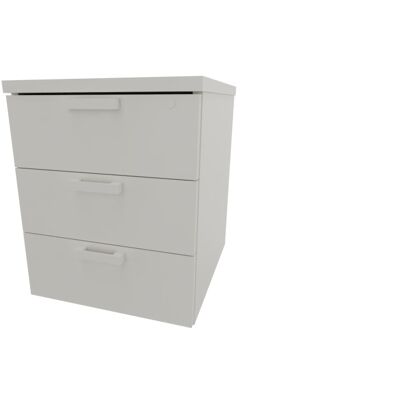 Leaderburo Caisson de bureau mobile 3 tiroirs Opaline Graphite, argent, blanc, gris, hêtre, chêne moyen, acacia clair, acacia foncé, chêne veiné ou chêne grisé - Publicité Leaderburo Caisson de bureau mobile 3 tiroirs Opaline Graphite, argent, blanc, gris, hêtre, chêne moyen, acacia clair, acacia foncé, chêne veiné ou chêne grisé - Publicité