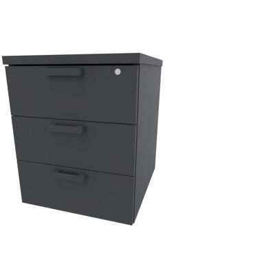 Leaderburo Caisson de bureau mobile 3 tiroirs Opaline Graphite, argent, blanc, gris, hêtre, chêne moyen, acacia clair, acacia foncé, chêne veiné ou chêne grisé - Publicité Leaderburo Caisson de bureau mobile 3 tiroirs Opaline Graphite, argent, blanc, gris, hêtre, chêne moyen, acacia clair, acacia foncé, chêne veiné ou chêne grisé - Publicité