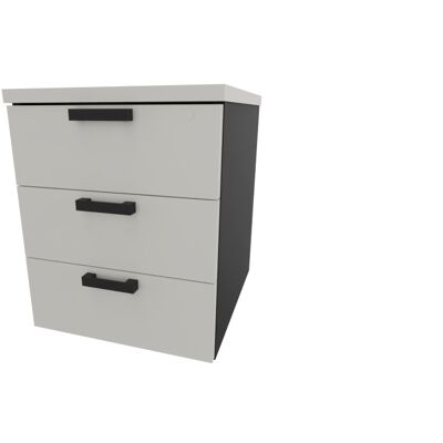 Leaderburo Caisson de bureau mobile 3 tiroirs Opaline Graphite, argent, blanc, gris, hêtre, chêne moyen, acacia clair, acacia foncé, chêne veiné ou chêne grisé - Publicité Leaderburo Caisson de bureau mobile 3 tiroirs Opaline Graphite, argent, blanc, gris, hêtre, chêne moyen, acacia clair, acacia foncé, chêne veiné ou chêne grisé - Publicité