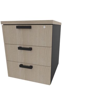 Leaderburo Caisson de bureau mobile 3 tiroirs Opaline Graphite, argent, blanc, gris, hêtre, chêne moyen, acacia clair, acacia foncé, chêne veiné ou chêne grisé - Publicité Leaderburo Caisson de bureau mobile 3 tiroirs Opaline Graphite, argent, blanc, gris, hêtre, chêne moyen, acacia clair, acacia foncé, chêne veiné ou chêne grisé - Publicité