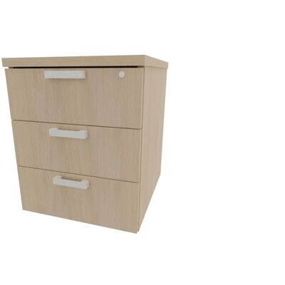 Leaderburo Caisson de bureau mobile 3 tiroirs monochrome Opaline Gris, hêtre, chêne moyen, acacia clair, acacia foncé, chêne veiné ou chêne grisé - Publicité Leaderburo Caisson de bureau mobile 3 tiroirs monochrome Opaline Gris, hêtre, chêne moyen, acacia clair, acacia foncé, chêne veiné ou chêne grisé - Publicité