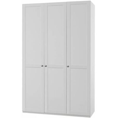 Deladeco Armoire contemporaine 3 portes coloris blanc alpin Amerand Blanc alpin - Publicité Deladeco Armoire contemporaine 3 portes coloris blanc alpin Amerand Blanc alpin - Publicité