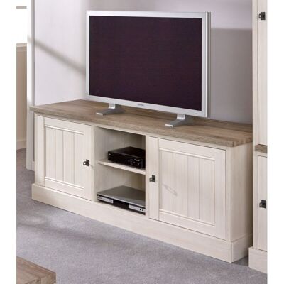 Vivabita Meuble TV contemporain 171 cm chêne beige/mélèze Samos Chêne clair/mélèze - Publicité Vivabita Meuble TV contemporain 171 cm chêne beige/mélèze Samos Chêne clair/mélèze - Publicité