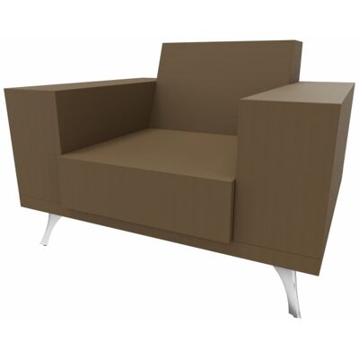 Leaderburo Fauteuil moderne en cuir Julietta Marron, gris foncé, orange, mauve, vert, bleu ciel, turquoise, gris bleu, gris ou anthracite - Publicité Leaderburo Fauteuil moderne en cuir Julietta Marron, gris foncé, orange, mauve, vert, bleu ciel, turquoise, gris bleu, gris ou anthracite - Publicité