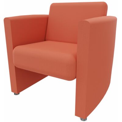 Leaderburo Fauteuil moderne en tissu Madine Marron, gris foncé, orange, mauve, vert, bleu ciel, turquoise, gris bleu, gris ou anthracite - Publicité Leaderburo Fauteuil moderne en tissu Madine Marron, gris foncé, orange, mauve, vert, bleu ciel, turquoise, gris bleu, gris ou anthracite - Publicité