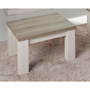 Vivabita Table basse contemporaine carrée coloris chêne beige/mélèze Samos Chêne beige/mélèze - Publicité Vivabita Table basse contemporaine carrée coloris chêne beige/mélèze Samos Chêne beige/mélèze - Publicité