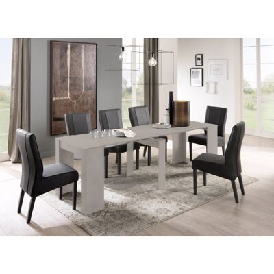 Vivabita Table console extensible contemporaine Eleonore Cachemire - Publicité Vivabita Table console extensible contemporaine Eleonore Cachemire - Publicité