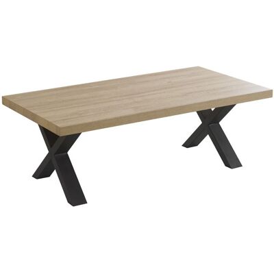Deladeco Table basse contemporaine coloris chêne Yannick Chêne - Publicité Deladeco Table basse contemporaine coloris chêne Yannick Chêne - Publicité