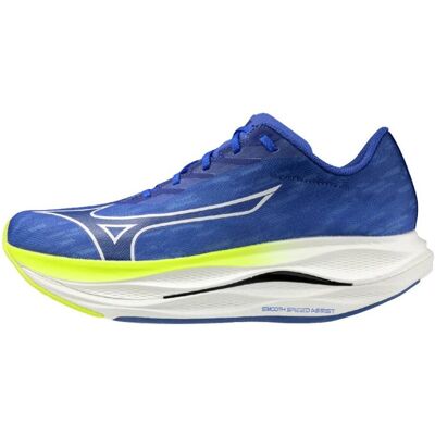 Chaussures Mizuno Wave Rebellion Flash 3 Bleu Jaune SS26, Taille 47 - EUR - Publicité Chaussures Mizuno Wave Rebellion Flash 3 Bleu Jaune SS26, Taille 47 - EUR - Publicité