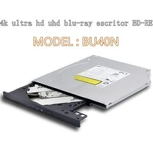 BDBH Lecteur Blu-ray interne 4K Ultra HD UHD 3D pour ordinateur portable PC, graveur de disques M-Disc double couche 4X BDXL 100 Go 6X BD-RE DV, authentique et neuf pour BU40N