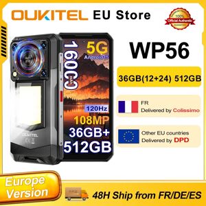 Smartphone OUKITEL WP56 Android 15 36 Go (12+24) 512 Go 16 000 mAh 45 W Lampe de camping 6,8 pouces FHD 120 Hz 128 dB Haut-parleur 108 MP 5G Téléphone portable - Publicité Smartphone OUKITEL WP56 Android 15 36 Go (12+24) 512 Go 16 000 mAh 45 W Lampe de camping 6,8 pouces FHD 120 Hz 128 dB Haut-parleur 108 MP 5G Téléphone portable - Publicité