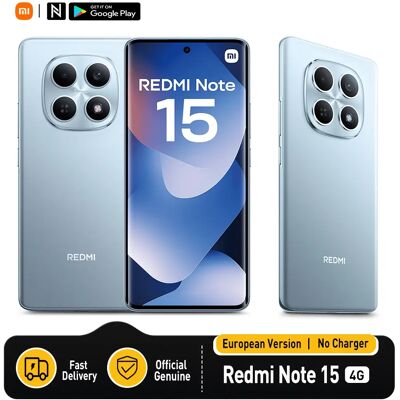 Xiaomi Redmi Note 15 Version Européenne 128GB/256GB MTk Helio G100 Ultra, Écran AMOLED 6.77", 120Hz, 108MP, Batterie 6000mAh, NFC, IP64 - Publicité Xiaomi Redmi Note 15 Version Européenne 128GB/256GB MTk Helio G100 Ultra, Écran AMOLED 6.77", 120Hz, 108MP, Batterie 6000mAh, NFC, IP64 - Publicité