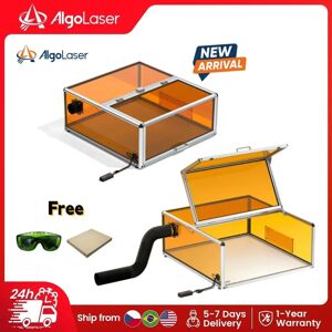 Enceinte de gravure laser certifiée AlgoLaser SGS IEC 60825 Classe 1 avec arrêt automatique, éclairage intelligent, positionnement automatique et caméra HD