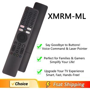 NONE XMRM-ML télécommande avec voix pour Xiaomi 4k Qled Android