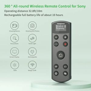 hanpusen Télécommande sans fil USB-C RMT-P1BT pour déclencheur d'appareil photo Sony A7RM6 A7RVI ZV-1II ZV-E10II FX30 A6700 A6600 A9III A7C A7CR A7IV - Publicité hanpusen Télécommande sans fil USB-C RMT-P1BT pour déclencheur d'appareil photo Sony A7RM6 A7RVI ZV-1II ZV-E10II FX30 A6700 A6600 A9III A7C A7CR A7IV - Publicité