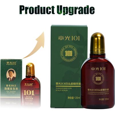 ARICMTECH Zhangguang – sérum pour cuir chevelu 101B, 101M, 120ML, puissant traitement Anti-perte de cheveux, thérapie de médecine chinoise, 100% Original - Publicité ARICMTECH Zhangguang – sérum pour cuir chevelu 101B, 101M, 120ML, puissant traitement Anti-perte de cheveux, thérapie de médecine chinoise, 100% Original - Publicité