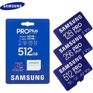 Samsung Pro Plus carte mémoire 512GB 256GB 128GB U3 V30