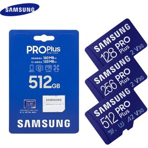 Samsung carte Micro SD PRO Plus cartes mémoire d'origine 512GB