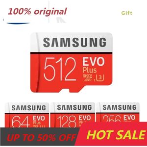 Samsung Carte Micro SD EVO Plus, Carte mémoire Flash 128