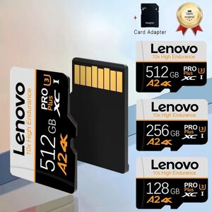 IBM Carte mémoire SD Lenovo 128 Go Classe 10, carte Micro TF haute vitesse 256 Go 128 Go pour Nintendo Switch, PC, smartphone, carte SD 128 Go 16 Go