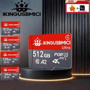 NONE Carte mémoire TF, cartes SD, Micro TF SD 256 Go, 64 Go, 128 Go, carte V10 haute vitesse, résistante aux aimants, Ultra HD pour caméra embarquée, drone