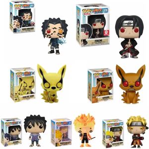 Funko Pop NARUTO Uzumaki Naruto Uchiha Sasuke kyuubi feuille de