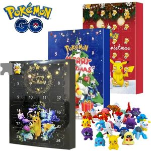 Bandai Coffret cadeau Pokemon, 24 pièces, figurines d'anime Pikachu, cadeaux