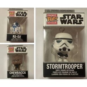 Funko porte-clés Star Wars mandalorien Stormtropper dark vador Yoda R2-D2