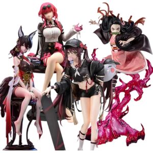 Bandai 23 cm Anime Genshin Impact figurines Hu Tao figurines