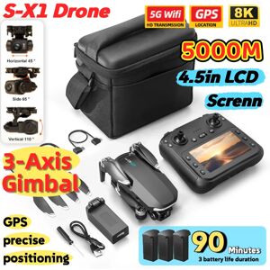 LS Drone GPS S-X1 MAX avec cardan 3 axes, caméra